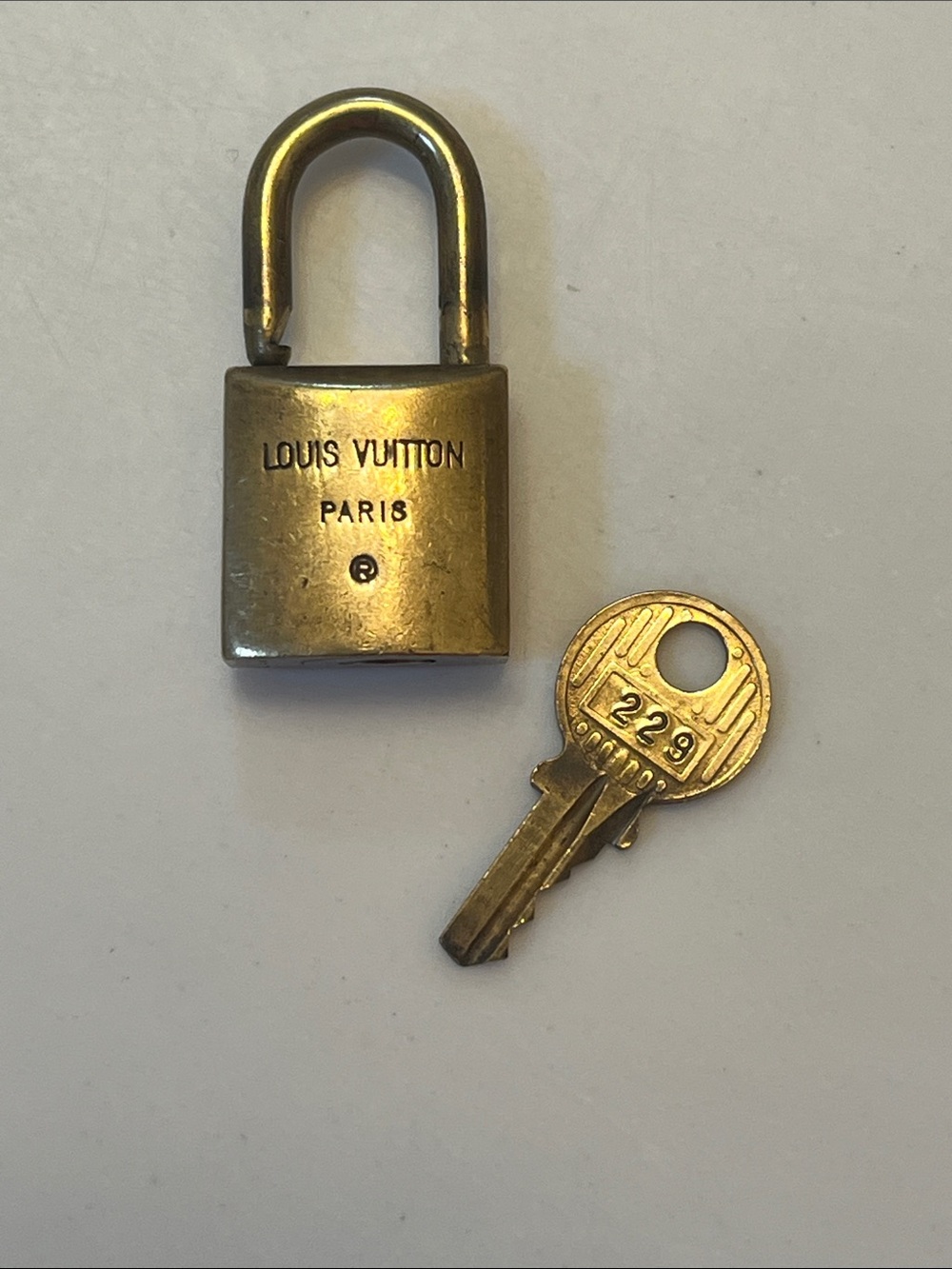 LV Louis Vuitton Lock & Key 229